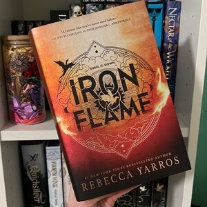 Iron Flame First Print with Black Sprayed Edges by Rebecca Yarros